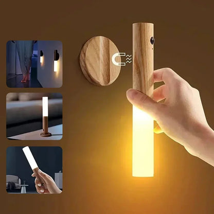 Magnetic light- Luz LED de pared con Sensor de movimiento recargable.