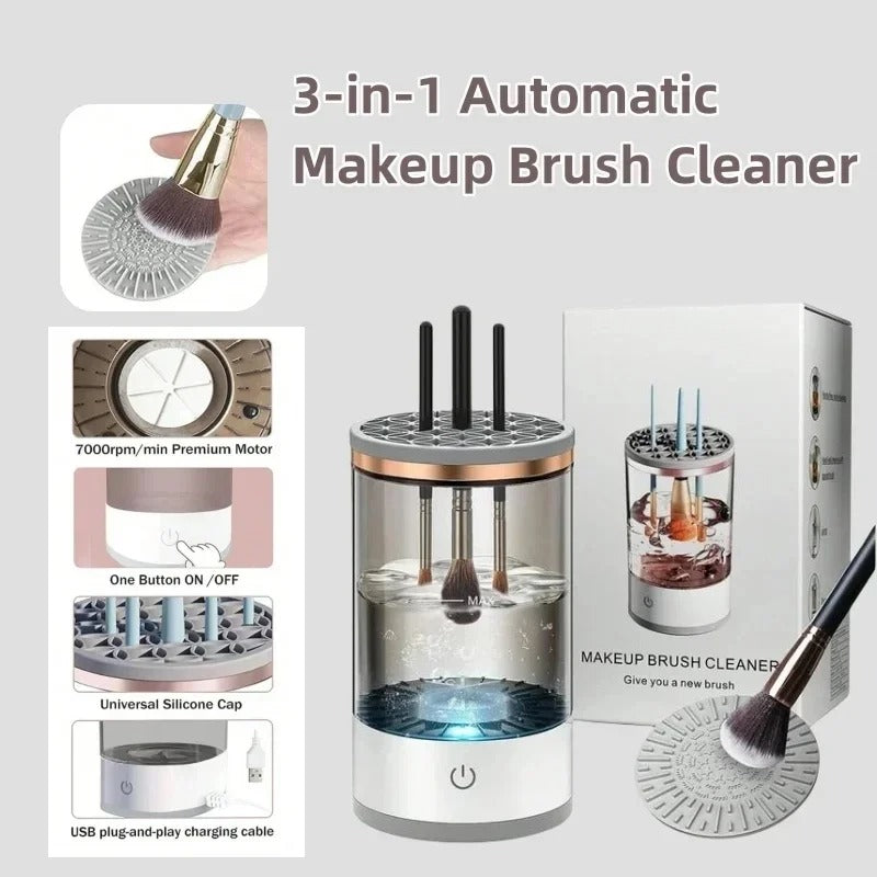 Brush Clean™ 3 en 1 - Limpiador de brochas.