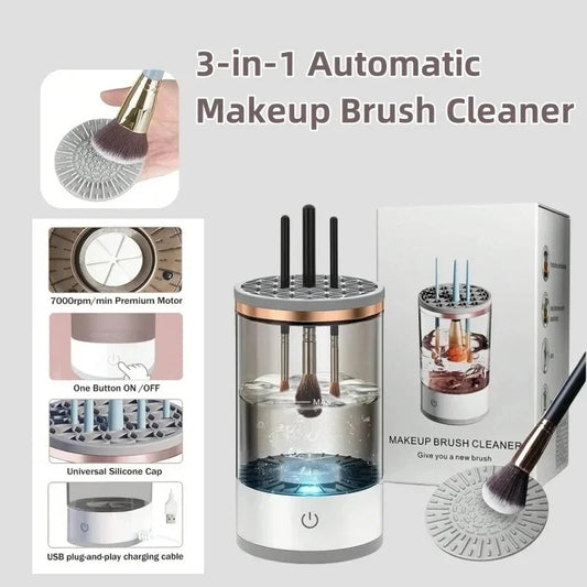 Brush Clean™ 3 en 1 - Limpiador de brochas.