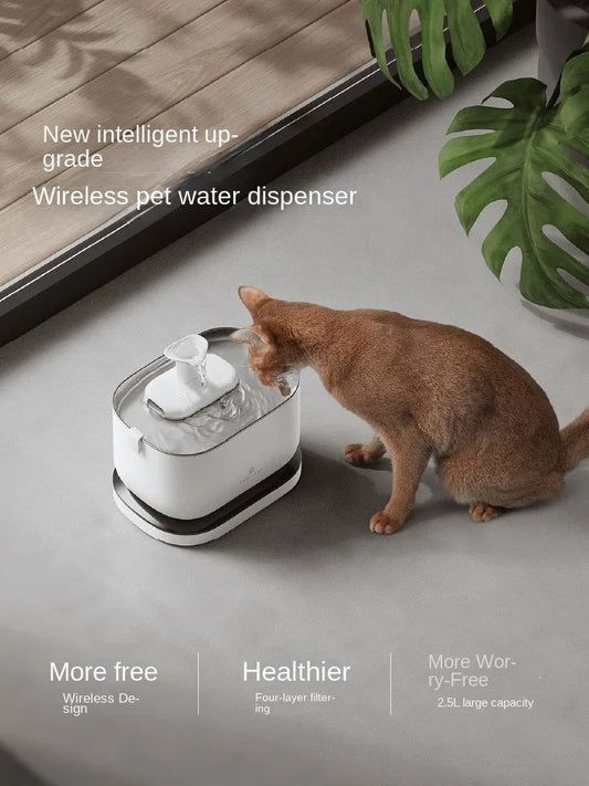 PETWATER™-Fuente Inalambrica De Agua Para Gatos o Perros.