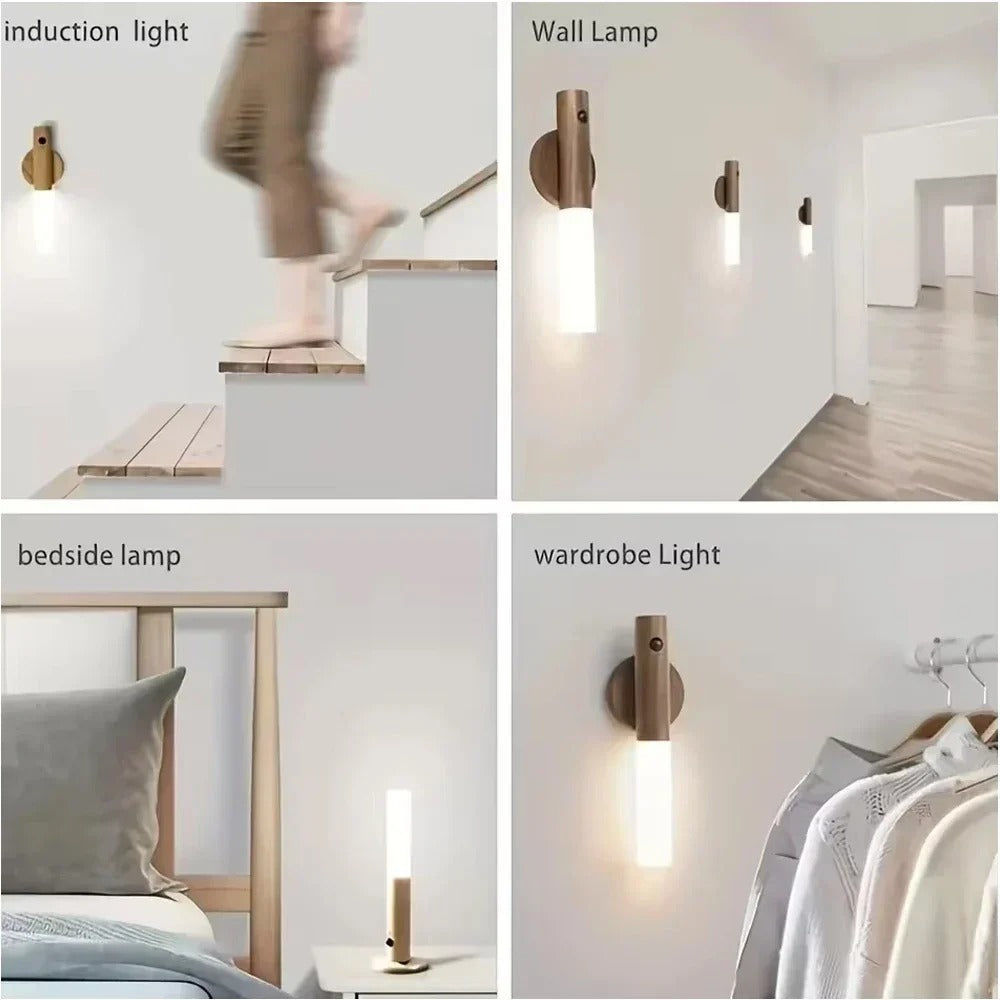 Magnetic light- Luz LED de pared con Sensor de movimiento recargable.