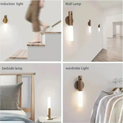 Magnetic light- Luz LED de pared con Sensor de movimiento recargable.